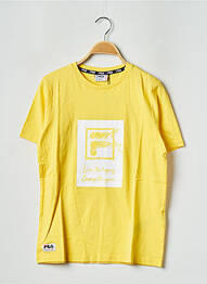 Tricou guler rotund galben FILA fille