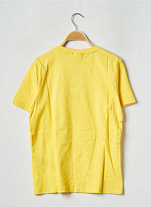 Tricou guler rotund galben FILA fată