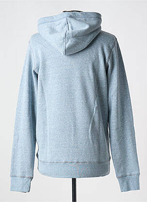 Hanorac cu glugă guler rotund albastru JACK & JONES bărbat