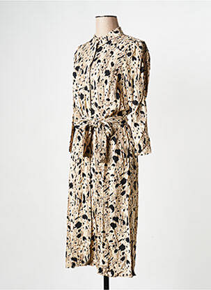 Rochie midi bej OBJECT femeie