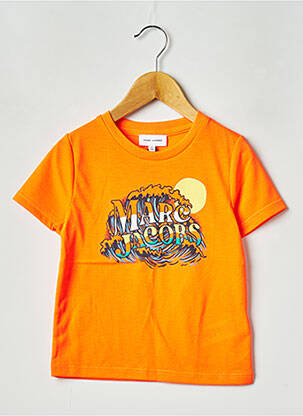 Tricou guler rotund portocalie MARC JACOBS băiat