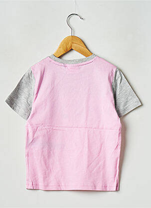Tricou guler rotund roz FILA copil