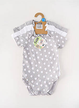 Body de lenjerie gri DIM copil
