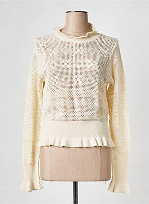 Pulover bej LA PETITE FRANCAISE femeie