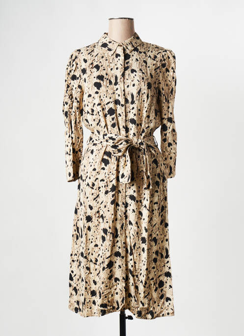 Rochie midi bej OBJECT femeie