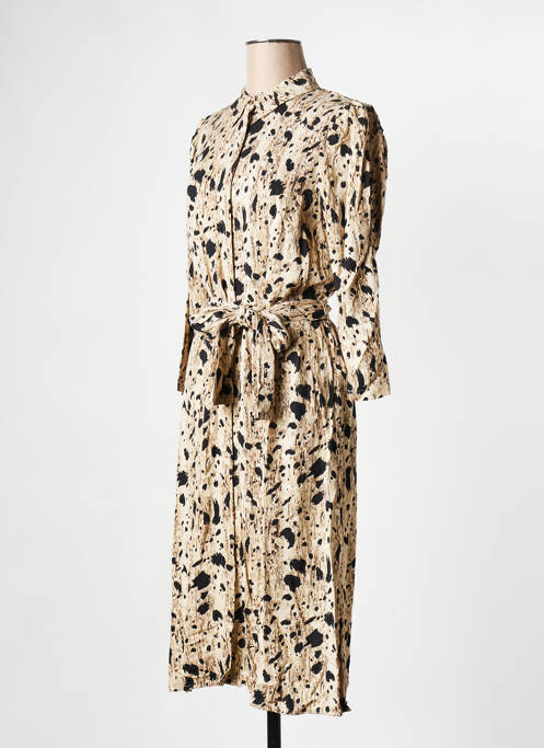 Rochie midi bej OBJECT femeie