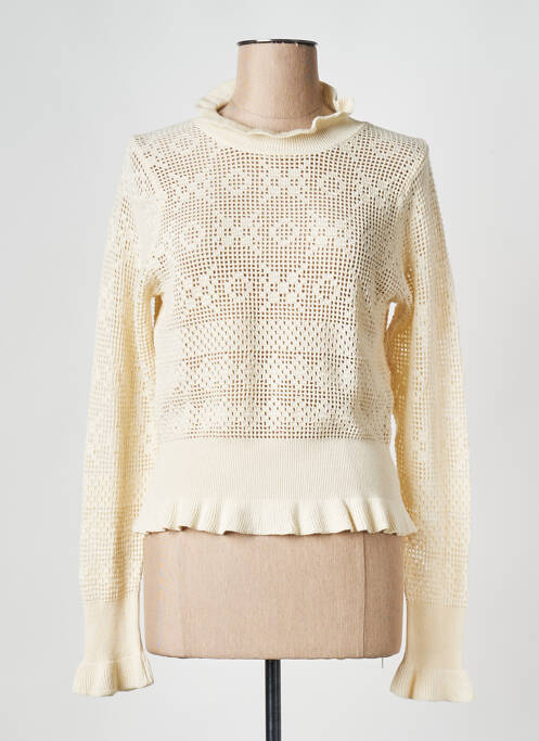 Pulover bej LA PETITE FRANCAISE femeie