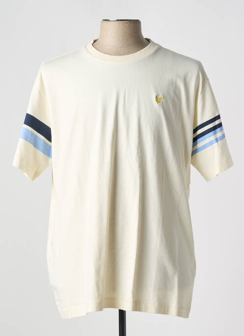 Tricou alb LYLE & SCOTT bărbat