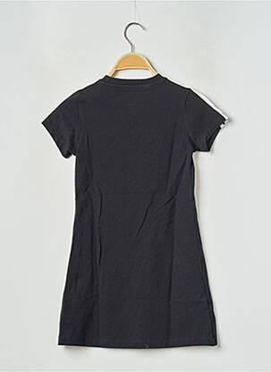 Rochie scurtă guler rotund negru ADIDAS fată