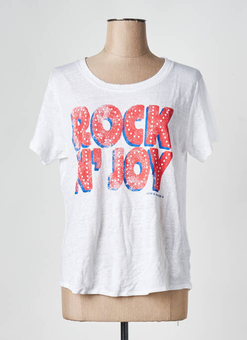 Tricou alb LEON & HARPER femeie