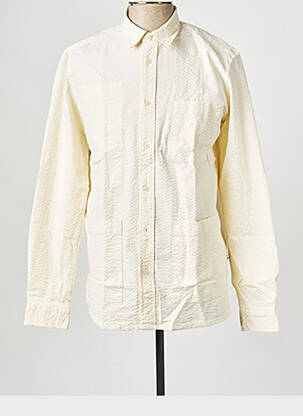 Cămașă cu mâneci lungi bej MINIMUM homme