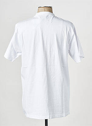 Tricou alb HUMAN WITH ATTITUDE bărbat