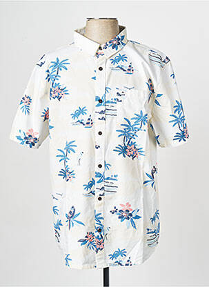 Cămașă cu mâneci scurte alb QUIKSILVER bărbat