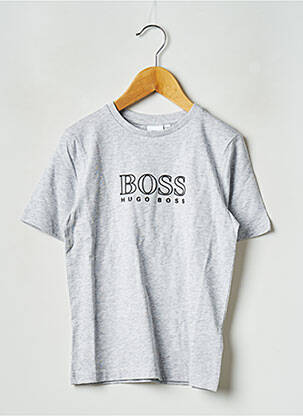 Tricou gri HUGO BOSS băiat