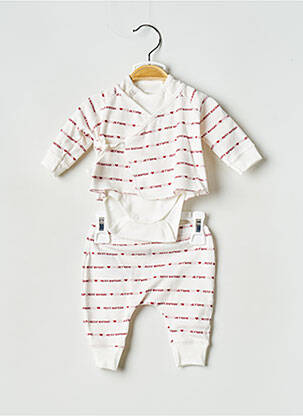 Set pantaloni alb PETIT BATEAU copil