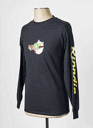 Tricou negru RIPNDIP bărbat