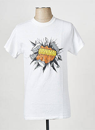 Tricou alb RAVE bărbat