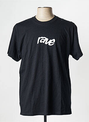 Tricou negru RAVE bărbat