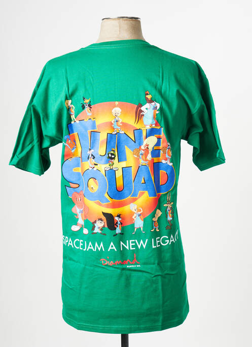 Tricou verde DIAMOND SUPPLY CO bărbat