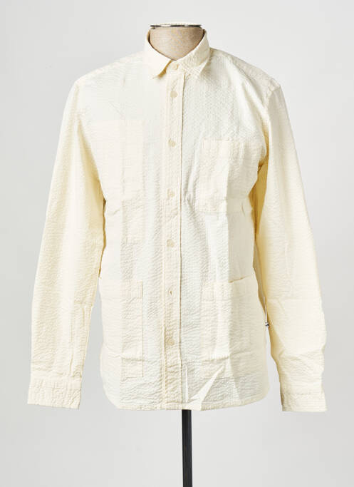 Cămașă cu mâneci lungi bej MINIMUM bărbat