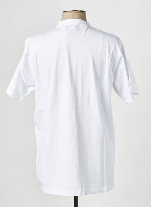 Tricou alb HUMAN WITH ATTITUDE bărbat