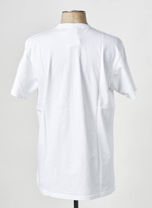 Tricou alb HUMAN WITH ATTITUDE bărbat