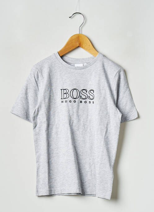 Tricou gri HUGO BOSS băiat