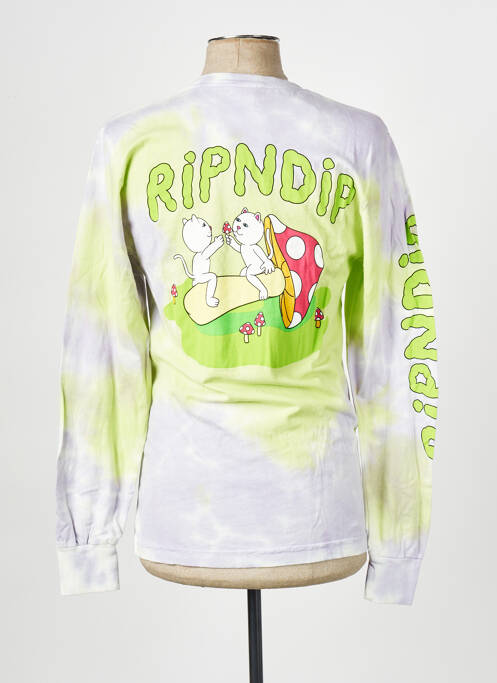 Tricou galben RIPNDIP bărbat