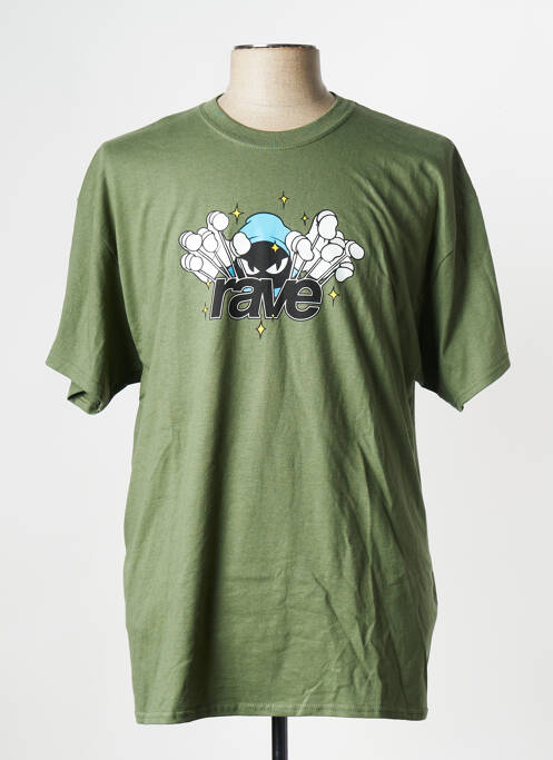 Tricou verde RAVE bărbat