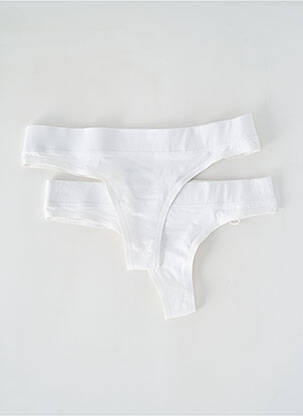 Tanga alb ORGANIC BASICS femeie