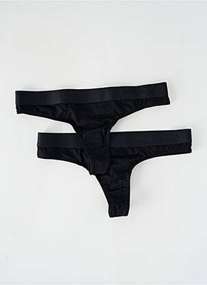 Tanga negru ORGANIC BASICS femeie