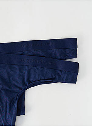 Tanga albastru ORGANIC BASICS femeie