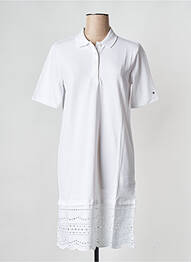 Rochie midi alb TOMMY HILFIGER femeie