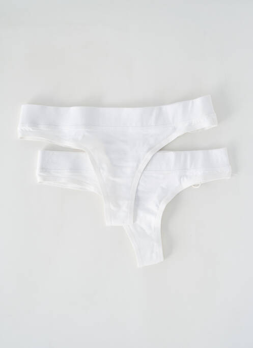 Tanga alb ORGANIC BASICS femeie