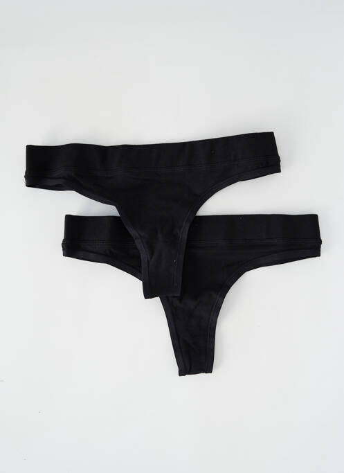 Tanga negru ORGANIC BASICS femeie
