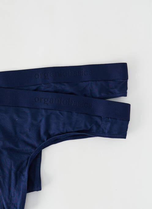 Tanga albastru ORGANIC BASICS femeie