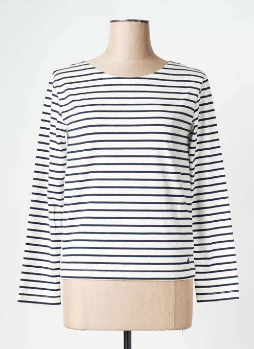 Pulover alb PETIT BATEAU femeie