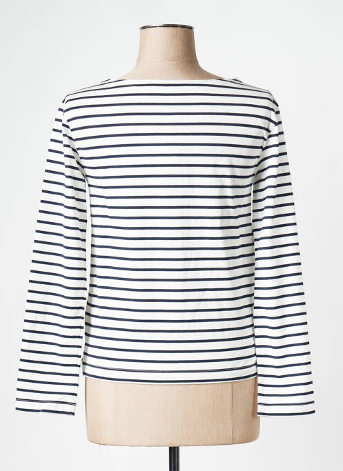 Pulover alb PETIT BATEAU femeie