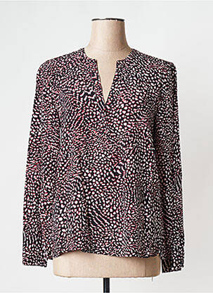 Top guler în v negru TOMMY HILFIGER femeie