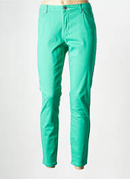 Pantalon slim verde VERO MODA femme
