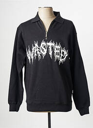 Polo negru WASTED PARIS homme
