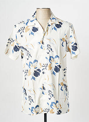 Cămașă cu mâneci scurte bej SELECTED bărbat