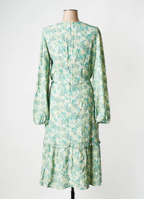 Rochie midi verde NA-KD femeie