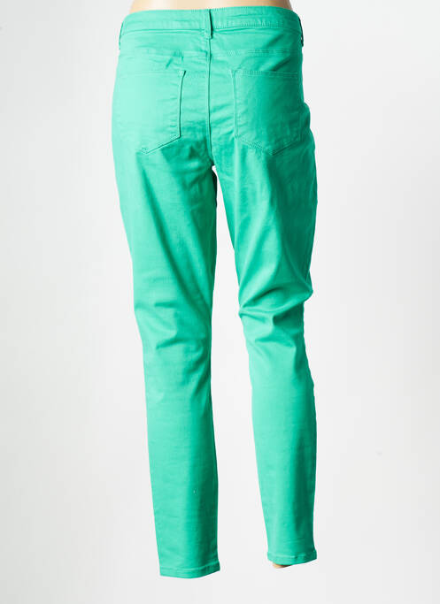 Pantalon slim verde VERO MODA femeie