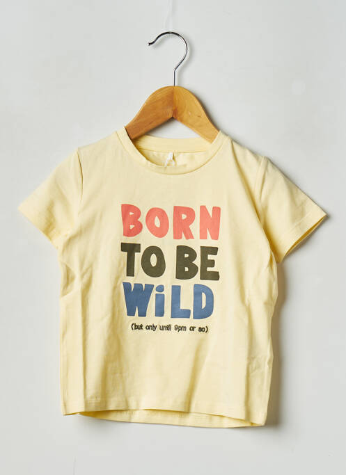 Tricou galben NAME IT băiat