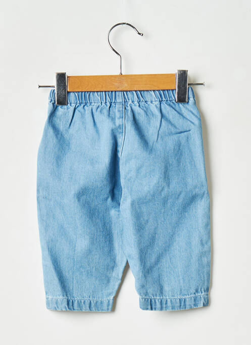 Pantalon drept albastru PETIT BATEAU fată