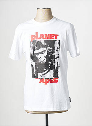 Tricou alb ELEMENT bărbat
