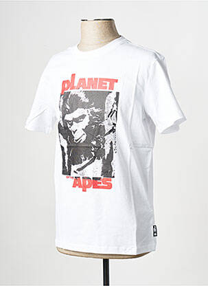 Tricou alb ELEMENT bărbat