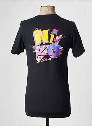 Tricou guler rotund negru NIKE bărbat