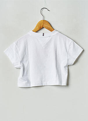 Tricou guler rotund alb TOMMY HILFIGER copil